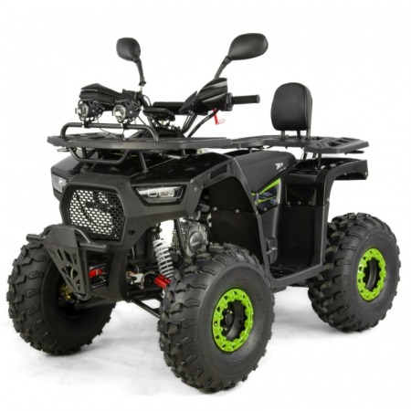 Motociclete & ATV - ATV XTR Pro Hurricane, roti 8 inch, 150cc, 3+1 viteze, culoare negru/verde