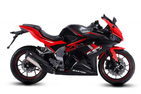 Motociclete & ATV - Motocicleta Barton Blade-R 125cc, culoare negru/rosu