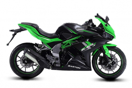 Motociclete & ATV - Motocicleta Barton Blade-R 125cc, culoare negru/verde