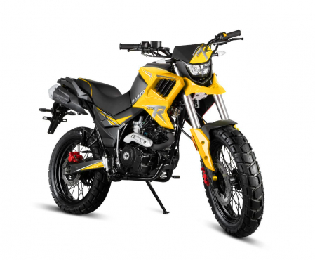 Motociclete & ATV - Motocicleta Barton Hyper 125cc, culoare negru/galben, fara topcase