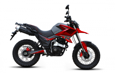 Motociclete & ATV - Motocicleta Barton Hyper 125cc, culoare negru/rosu, fara topcase