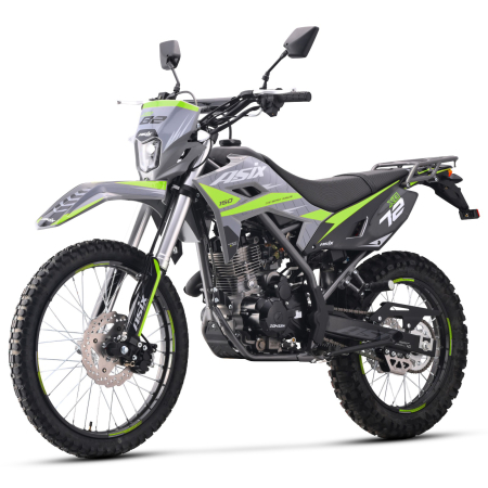 MOTOCICLETE & ATV - Motocicleta Cross/Enduro Asix XB72 A1, 150cc, roti 21/18, culoare negru/lime, pornire electrica