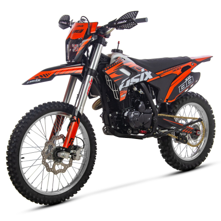 Motociclete & ATV - Motocicleta Cross/Enduro Asix XB88 A3, 250cc, roti 21/18", culoare negru/portocaliu, pornire electric/picior