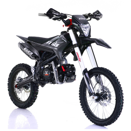 MOTOCICLETE & ATV - Motocicleta Enduro/Cross Asix XB68, 125cc, 4T, roti 19"/16", pornire electromotor, culoare negru/gri