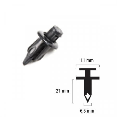 Suspensie Cadru - Nit plastic, Honda 90654MCA000, RMS, 1 bucata