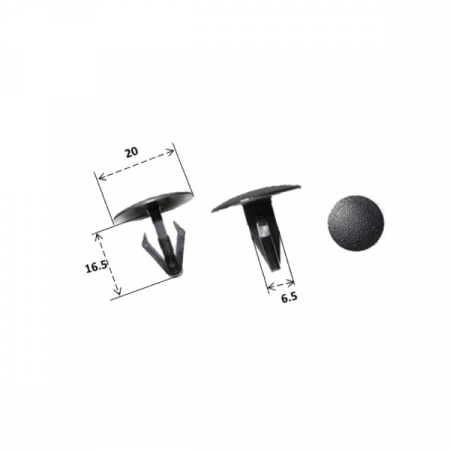 Suspensie Cadru - Nit plastic, Honda 90685SA5003, RMS, 1 bucata