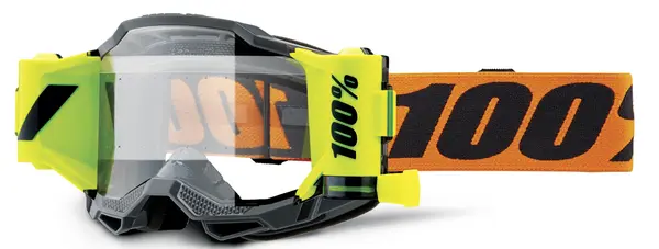Echipament Cross & ATV - Ochelari atv/cross 100% Accuri 2 ForeCast Roll-Off, lentila clara, culoare rama portocaliu