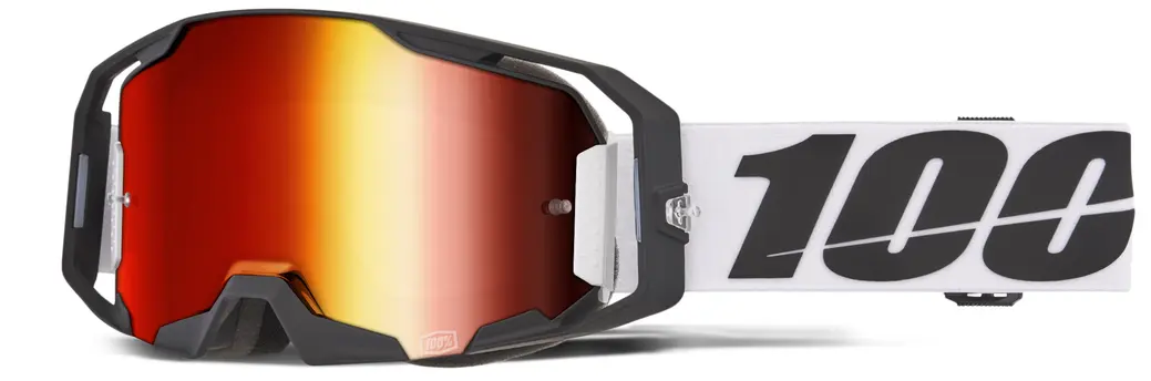 ECHIPAMENTE - Ochelari atv/cross 100% Armatic Caldwell, lentila oglinda rosie
