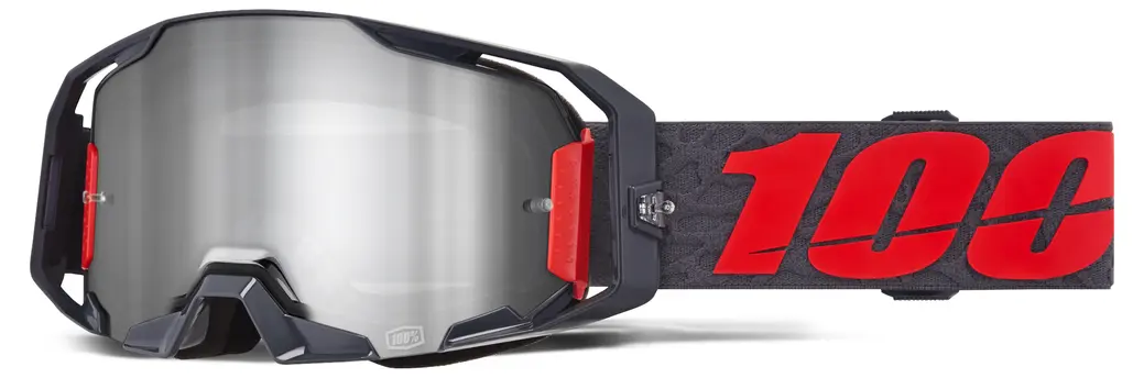 Echipament Cross & ATV - Ochelari atv/cross 100% Armatic Turo, lentila oglinda argintie