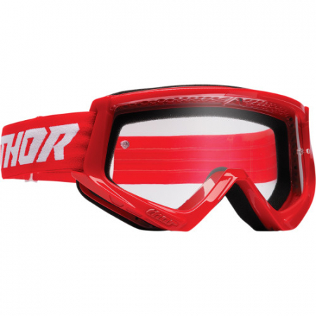 Ochelari - Ochelari atv/cross copii Thor Combat, culoare rosu/alb