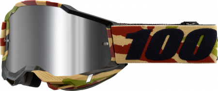 ECHIPAMENTE - Ochelari cross/atv 100% Accuri 2 Mission, lentila oglinda, culoare rama army