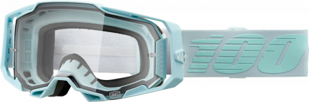 Ochelari - Ochelari cross/atv 100% Armega Fargo, lentila transparenta, culoare rama teal