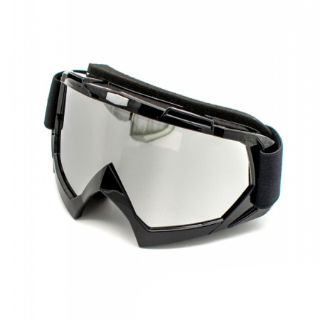 ECHIPAMENTE - Ochelari cross/atv/enduro, XTR, lentila oglinda, culoare rama negru lucios