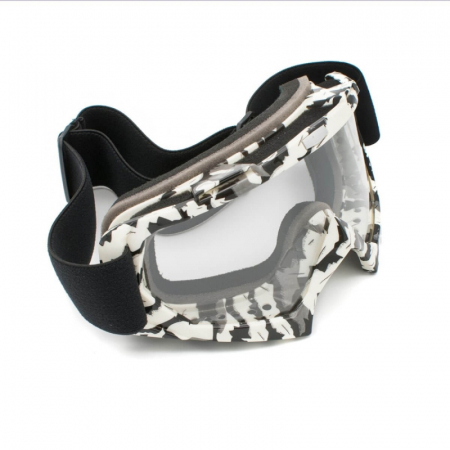 ECHIPAMENTE - Ochelari cross/atv/enduro, XTR, lentila transparenta, culoare rama negru/gri