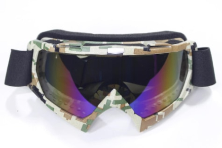 Echipament Cross & ATV - Ochelari cross/enduro/atv,rama camo,sticla fumurie WB P-14