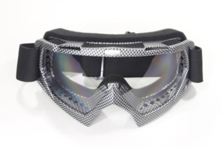 Echipament Cross & ATV - Ochelari cross/enduro/atv WB P-10,rama gri,sticla transparenta
