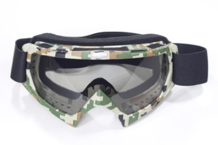 Echipament Cross & ATV - Ochelari cross/enduro/atv WB P-13,rama camo,sticla transparenta