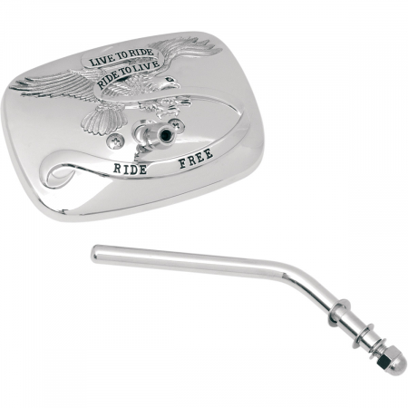 Suspensie Cadru - Oglinda Moto, Universala, pentru partea dreapta, forma dreptunghiulara, O bucata.