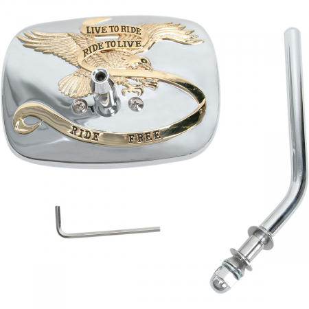 Suspensie Cadru - Oglinda Moto Universala, pentru partea dreapta, Forma dreptunghiulara, O bucata.