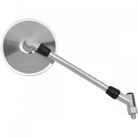 Suspensie Cadru - Oglinda moto universala rotunda, culoare crom