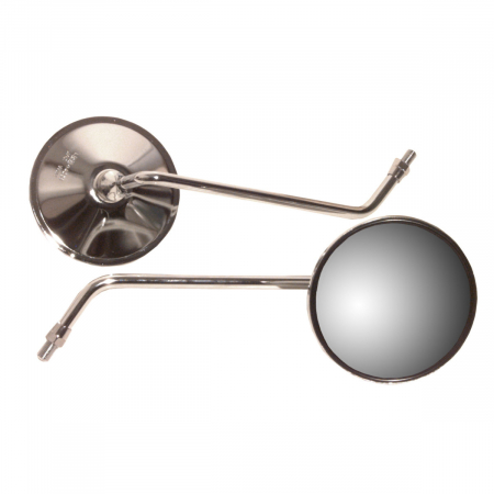 Suspensie Cadru - Oglinda universala moto Suzuki, culoare crom, montaj dreapta, picior 17.5 cm