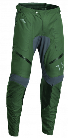 Pantaloni - Pantaloni atv/cross Thor Terrain ITB, culoare verde/gri, marime 30