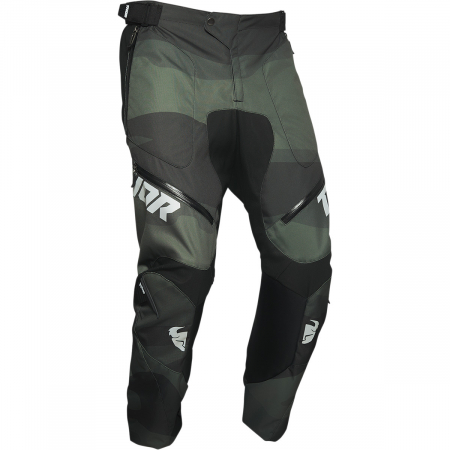 Pantaloni - Pantaloni motocross Thor Terrain in cizme culoare Camo marime 32