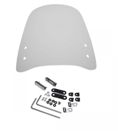 Parbriz - Parbriz moto universal cu prinderi, h=37cm