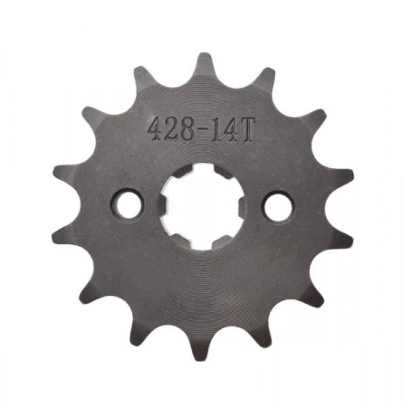 Transmisie - Pinion fata transmisie cross/moto, 14 dinti, pas 428, Derbi