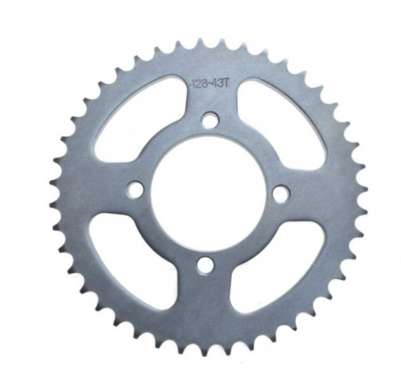 Transmisie - Pinion spate transmisie 43 dinti, pas 428, Yamaha Ybr 125