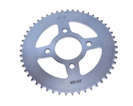 Transmisie - Pinion spate transmisie, 51 dinti pas 428, Romet Crs50/125