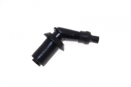 Pipe / fisa bujii - Pipa bujie universala 45grade, culoare negru