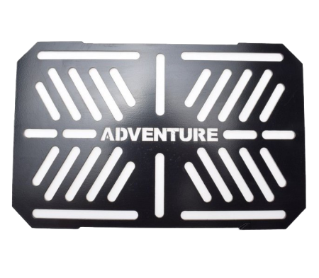 Suporti ATV & UTV - Placă de adaptare universală pentru suport lateral bagaje, Negru