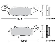 Placute frana - Placuta frana standard Lucas TRW