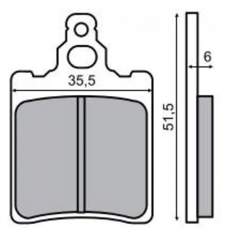 Frana - Placute frana Cagiva 125