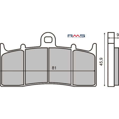 Frana - Placute frana echivalent MCB736SV