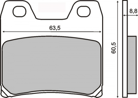 Placute frana - Placute frana (Kevlar) Yamaha FZR 1000 '01-'05