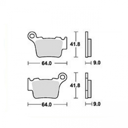 Placute frana - Placute frana KTM/BMW/Husqvarna MCB743SI