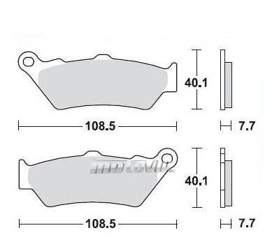 Placute frana - Placute frana MCB671