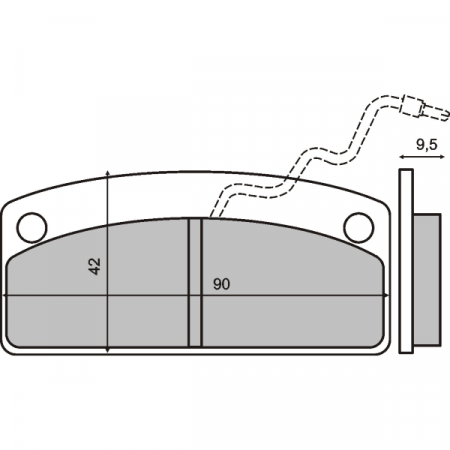 Placute frana - Placute frana Microcar Grecav Eke 505