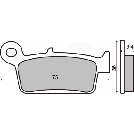 Placute frana - Placute frana Peugeot Geo 50