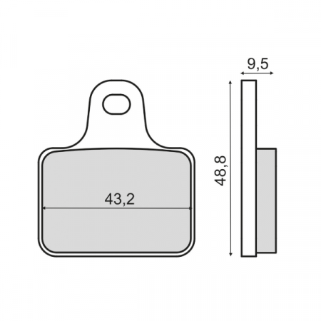 Placute frana - Placute frana (Sinter) Bimota 1198 DB9 Brivido 2011-