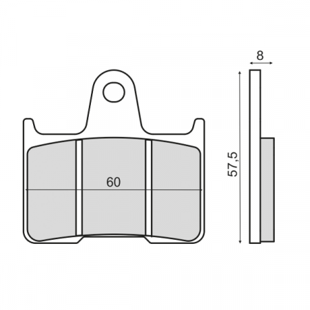 Placute frana - Placute frana sinter Honda CB 1300 spate