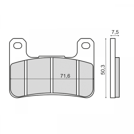 Placute frana - Placute frana sinter Kawasaki Z 1000 ABS fata