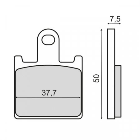 Placute frana - Placute frana sinter Kawasaki Z 1000 fata
