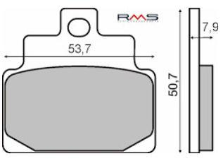 Placute frana - Placute frana (Sinter) Scarabeo 100 '00-'09 /Leonardo 125-150 '96-'04