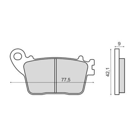 Placute frana - Placute frana sinter Suzuki GSX-R 600 spate