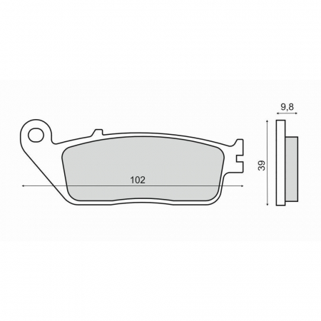 Placute frana - Placute frana sinter Yamaha Honda Triumph