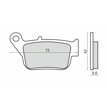 Placute frana - Placute frana sinter Yamaha Yp R 250 X-Max