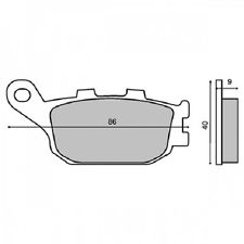 Frana - Placute frana spate Honda CBR 600 '03-'05